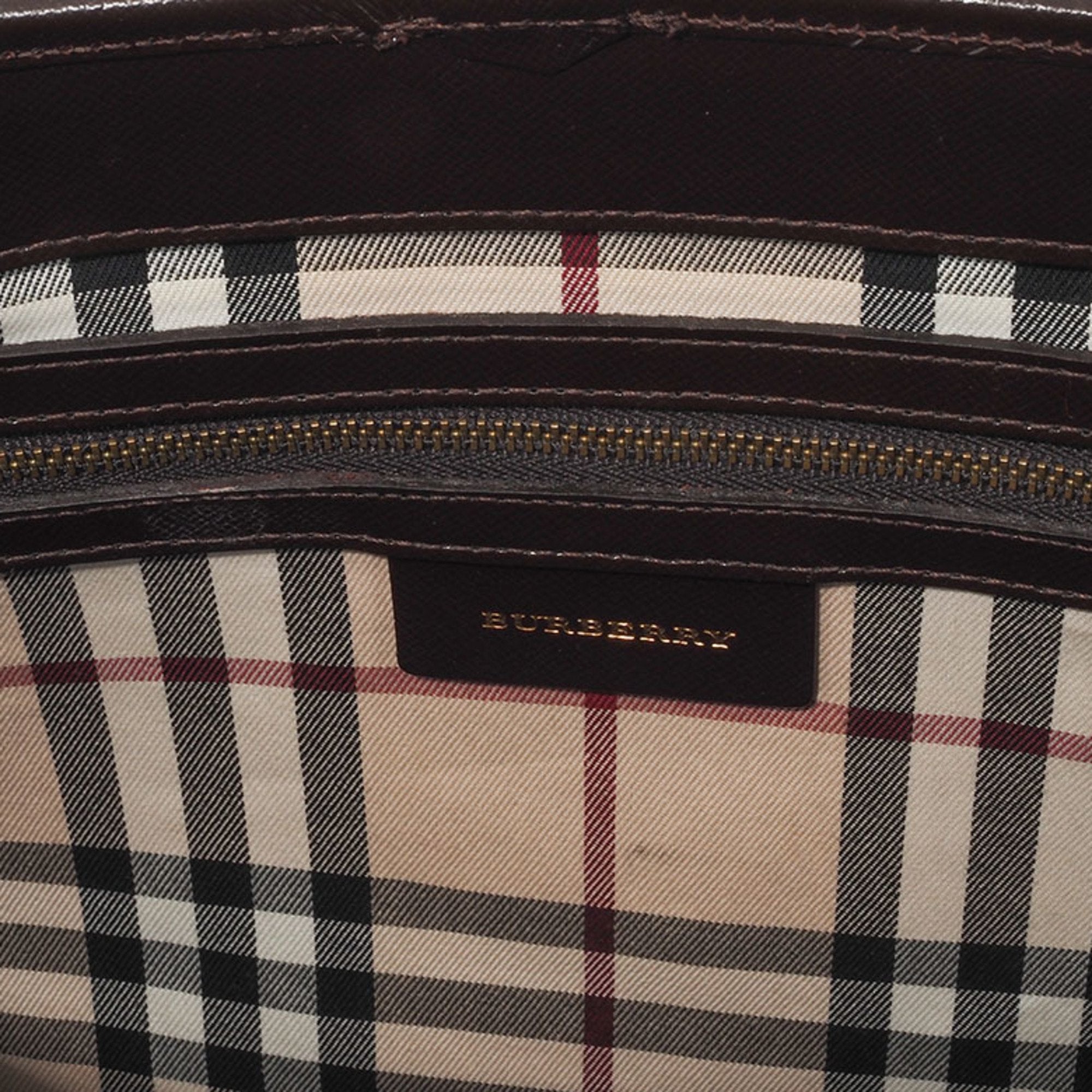 Burberry Brown Leather Handbag