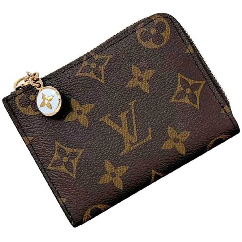 Louis Vuitton Brown Light Blue Monogram Monogram Wallet