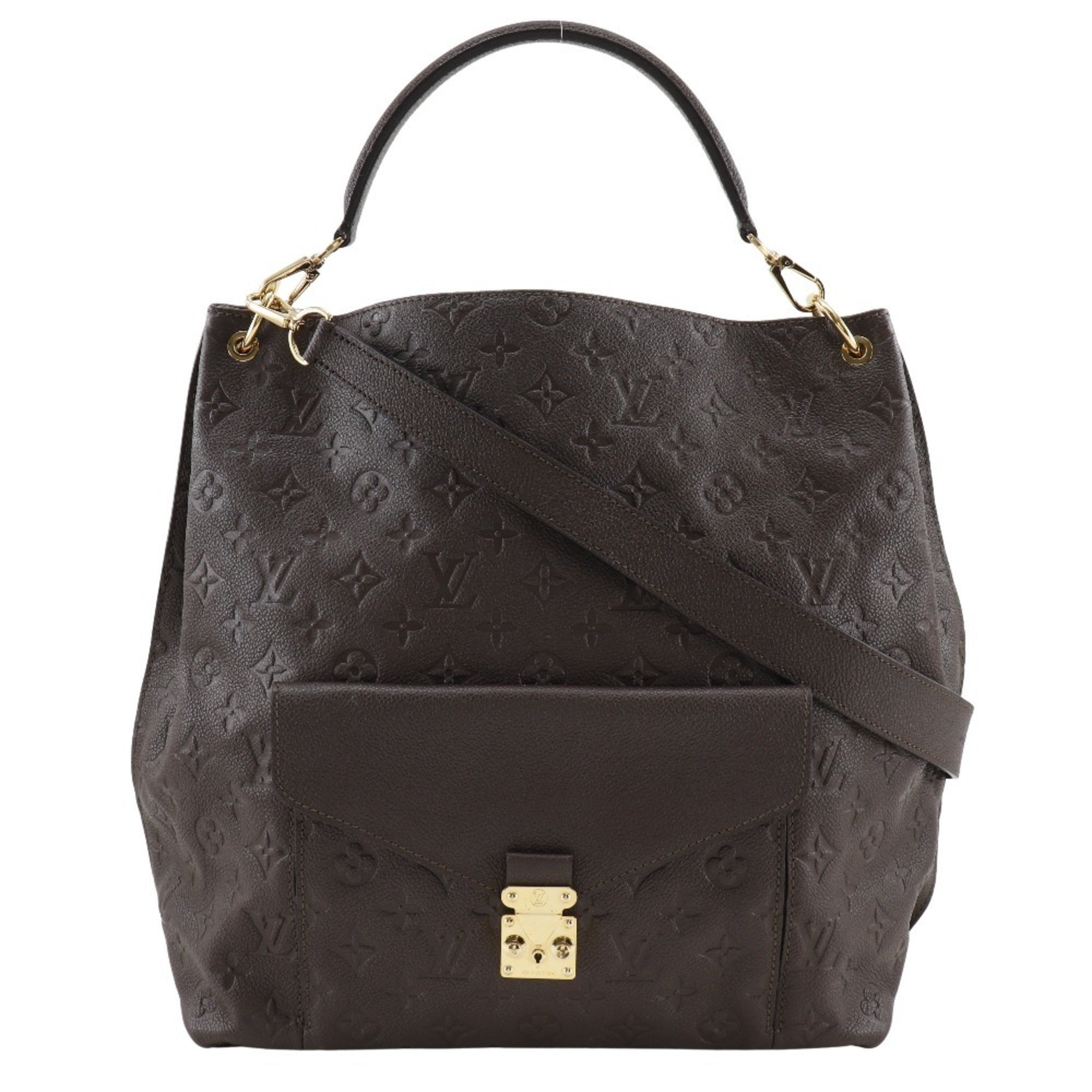 Louis Vuitton Brown Earth Monogram Empreinte Shoulder Bag