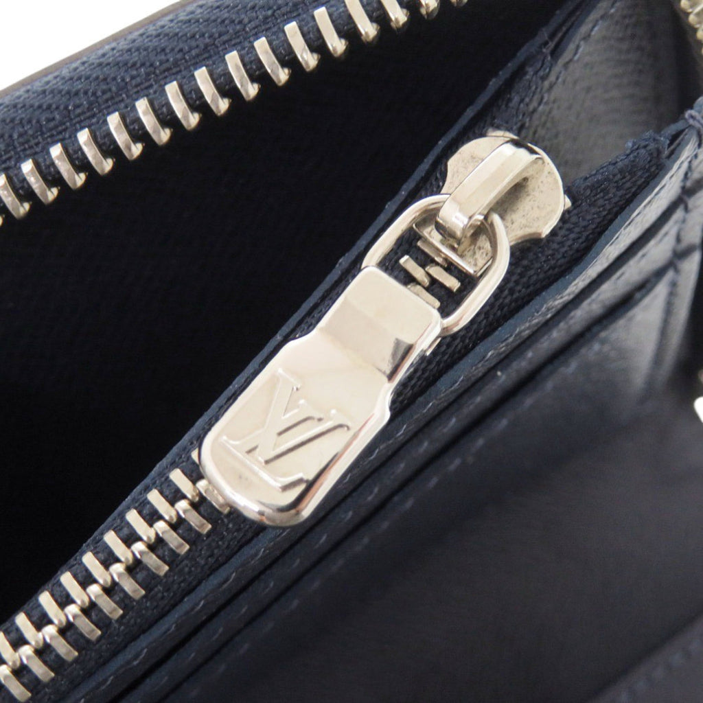 Louis Vuitton Navy Taiga Leather Long Wallet