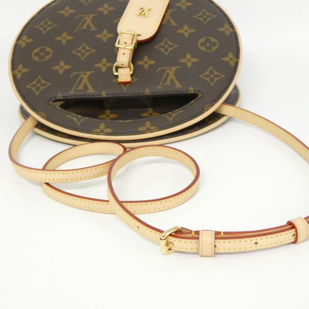 Louis Vuitton Brown Coated Canvas Shoulder Bag