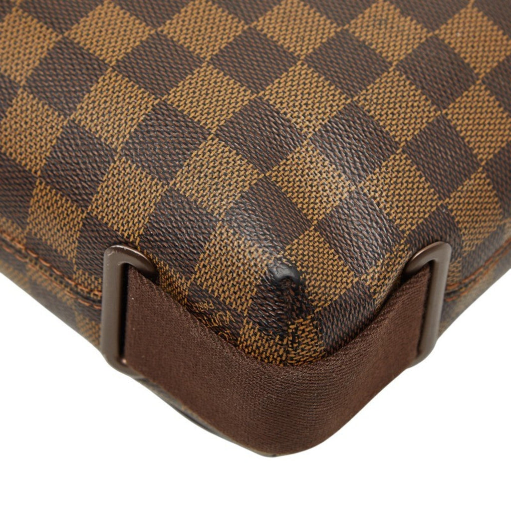 Louis Vuitton Brown Pvc Leather Shoulder Bag