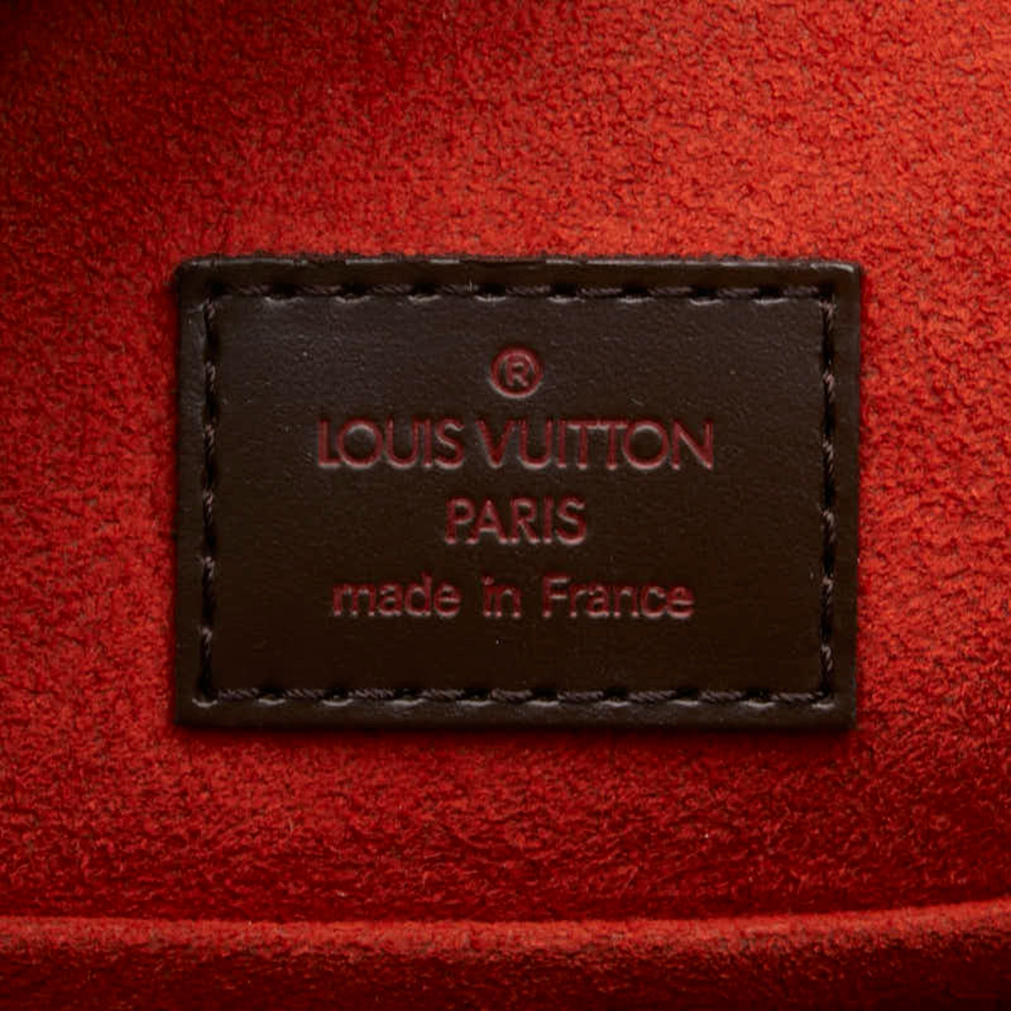Louis Vuitton Damier Brown Pvc Leather Shoulder Bag