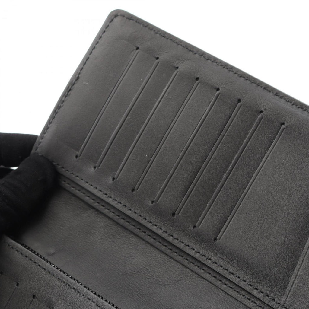 Louis Vuitton Black Leather Long Wallet