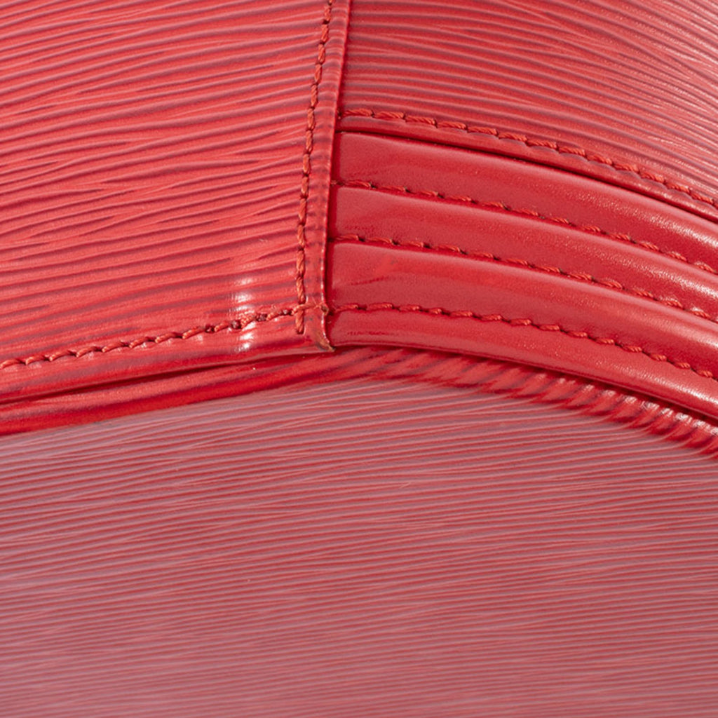 Louis Vuitton Castilian Red Epi Leather Handbag Vanity Bag