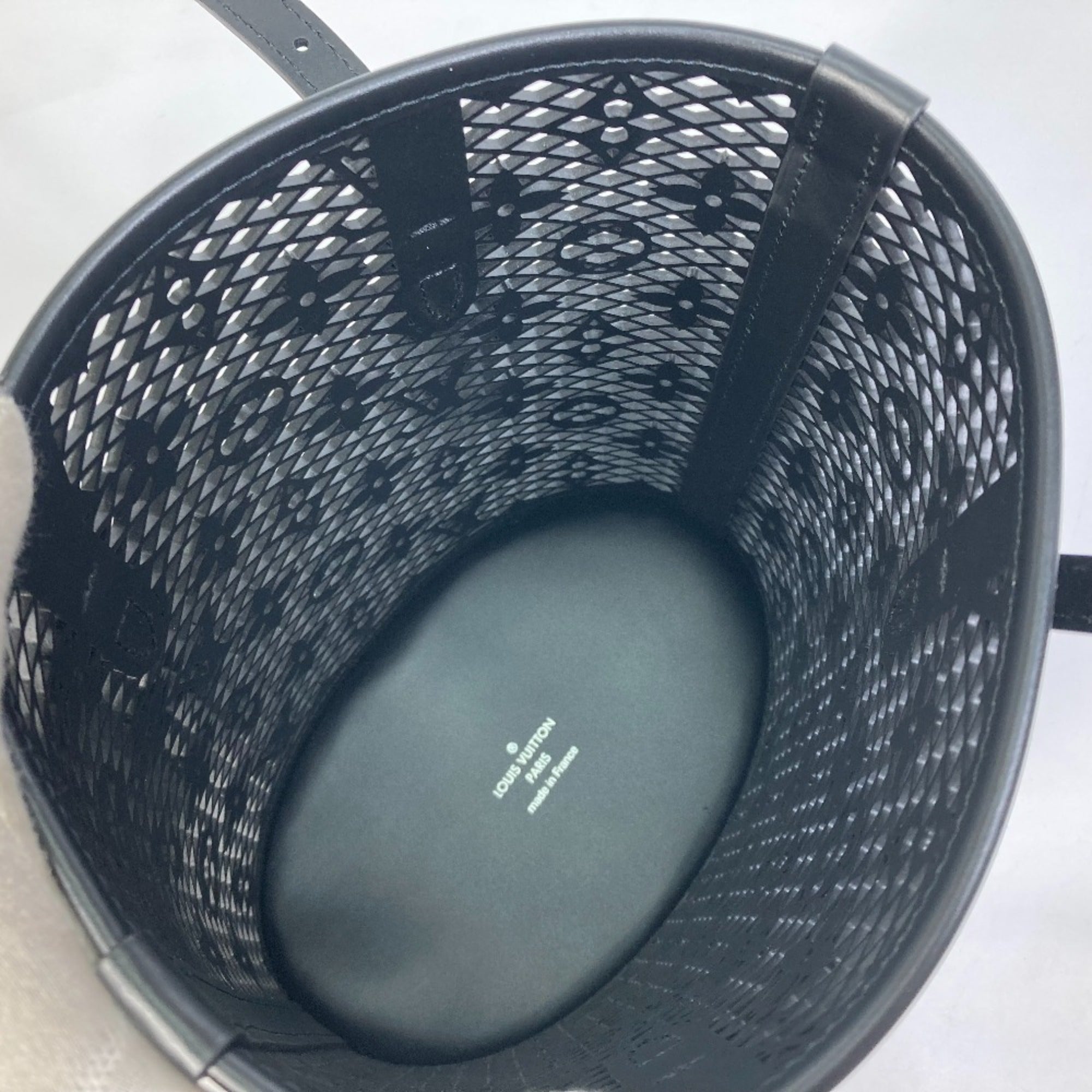 Louis Vuitton Black Noir Monogram Plastic Shoulder Bag