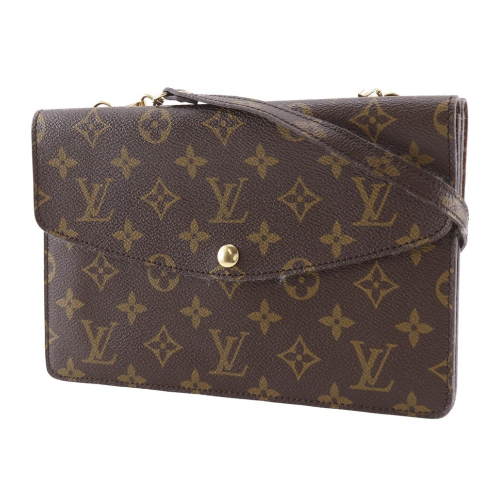 Louis Vuitton Brown Monogram Canvas Shoulder Bag
