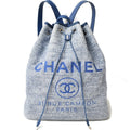 Chanel Cotton Canvas Denim Backpack