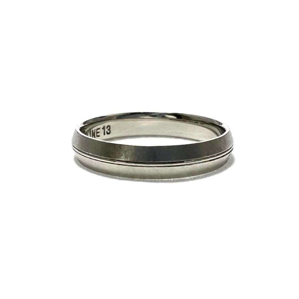 Celine Platinum 850 Band Ring