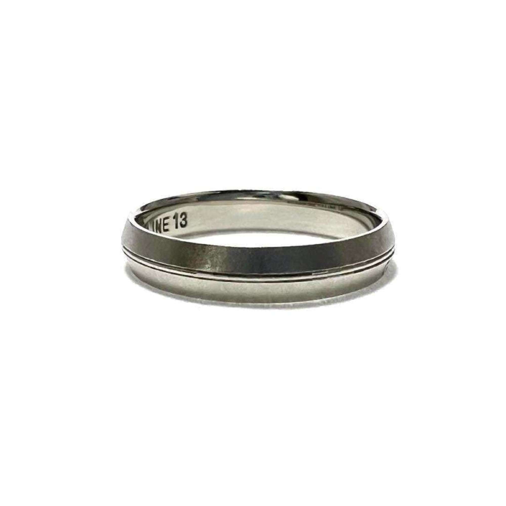 Celine Platinum 850 Band Ring