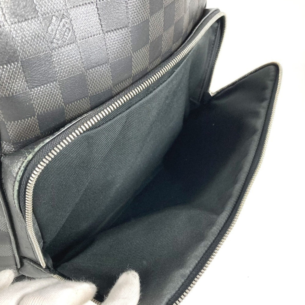 Louis Vuitton Black Damier Infini Leather Backpack
