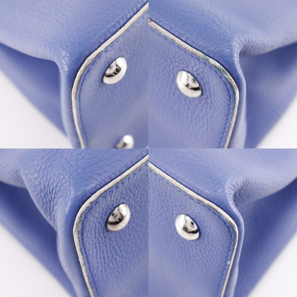 Louis Vuitton Blue White Handbag