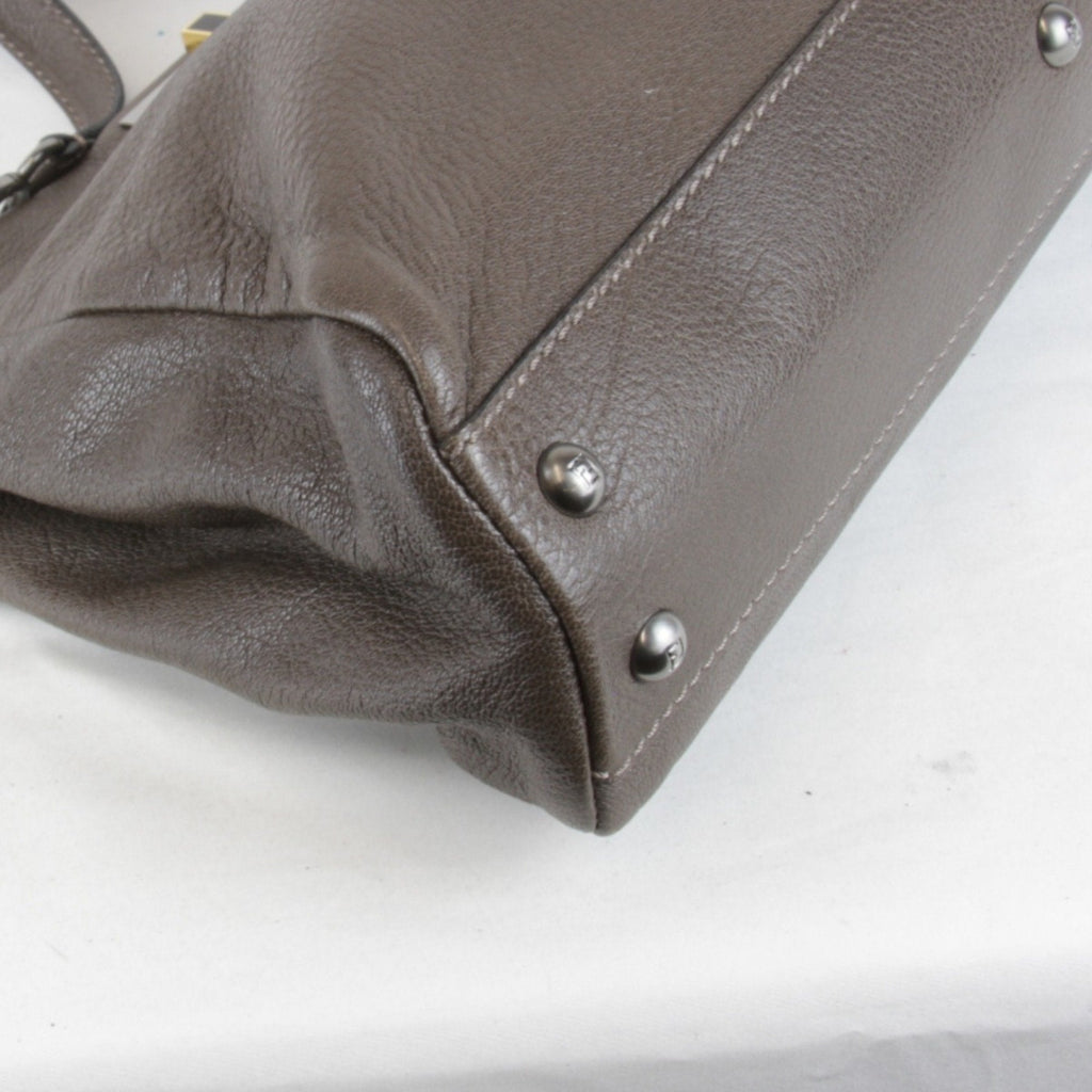 Fendi Brown Leather Handbag