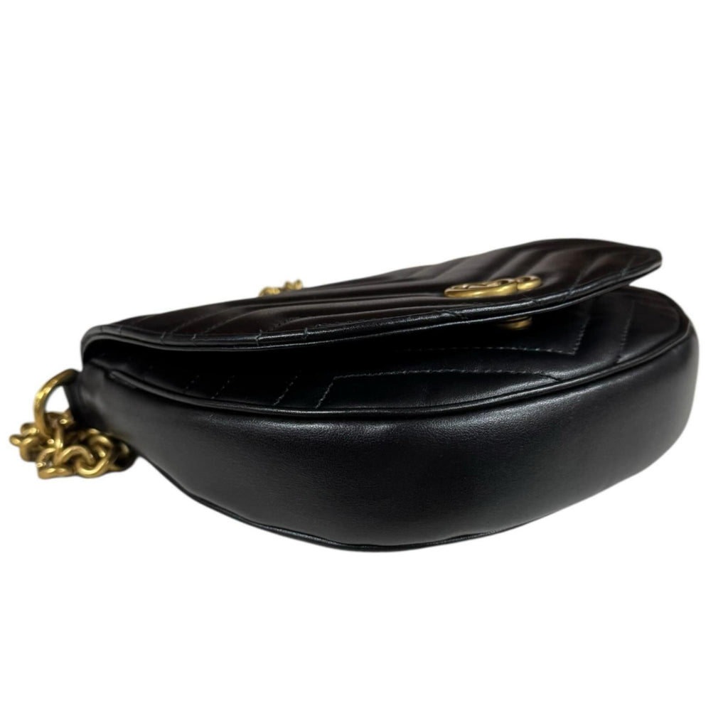 Gucci Black Leather Shoulder Bag (Pre-Owned)