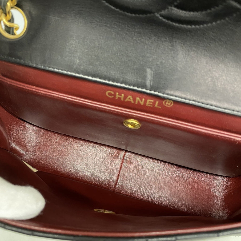Chanel Black Leather Shoulder Bag