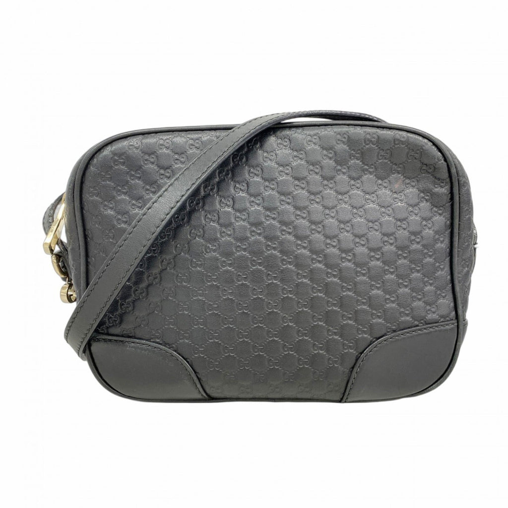 Gucci Black Leather Shoulder Bag (Pre-Owned)