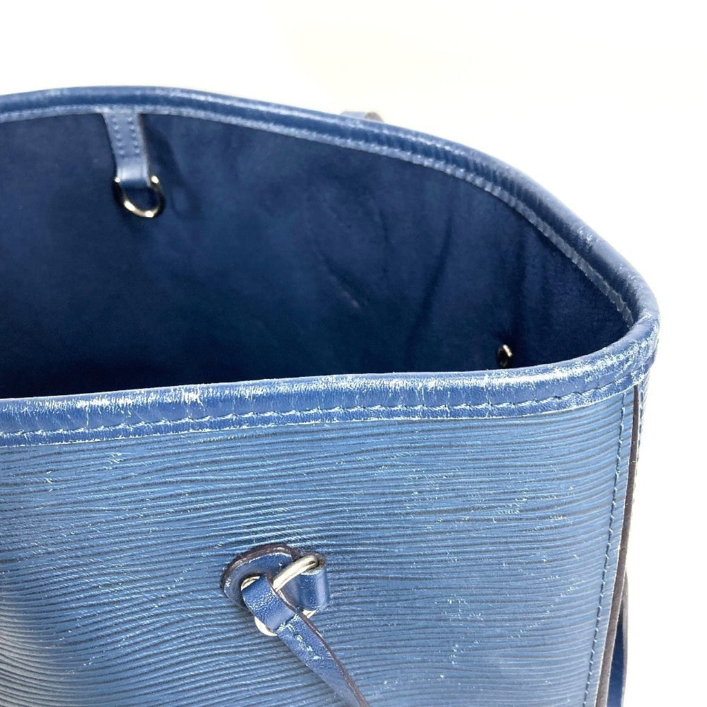 Louis Vuitton Epi Navy Epi Leather Shoulder Bag Tote Bag