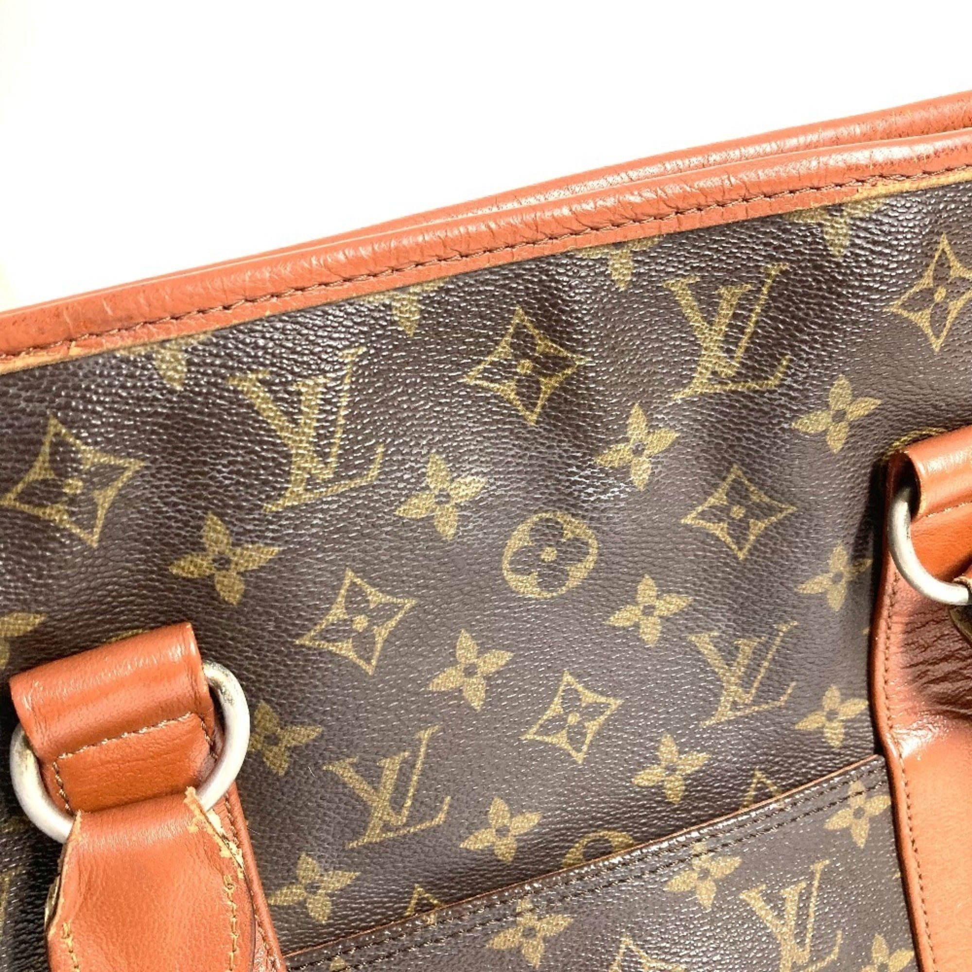 Louis Vuitton Brown Monogram Shoulder Bag Tote Bag