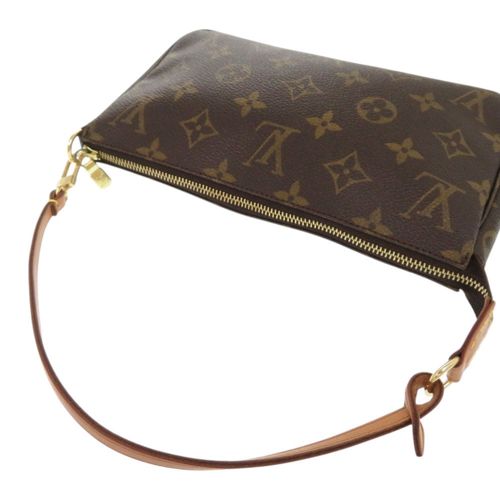 Louis Vuitton Brown Monogram Canvas Pochette Pouch