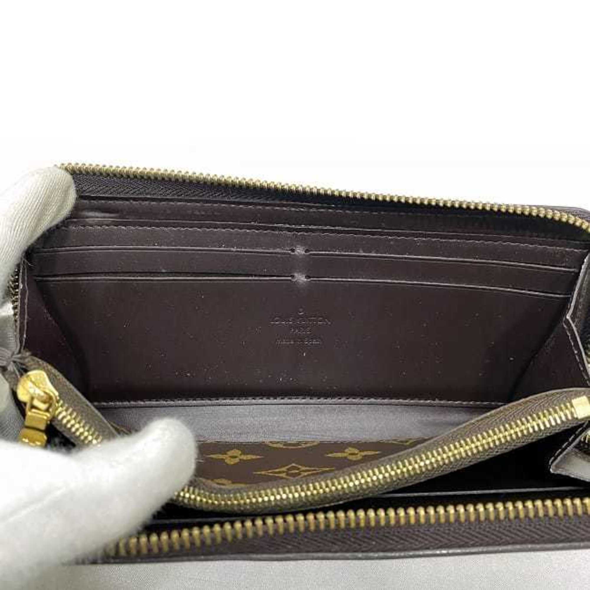 Louis Vuitton Amarante Bordeaux Brown Patent Leather Monogram Canvas Coin Purse/Coin Case