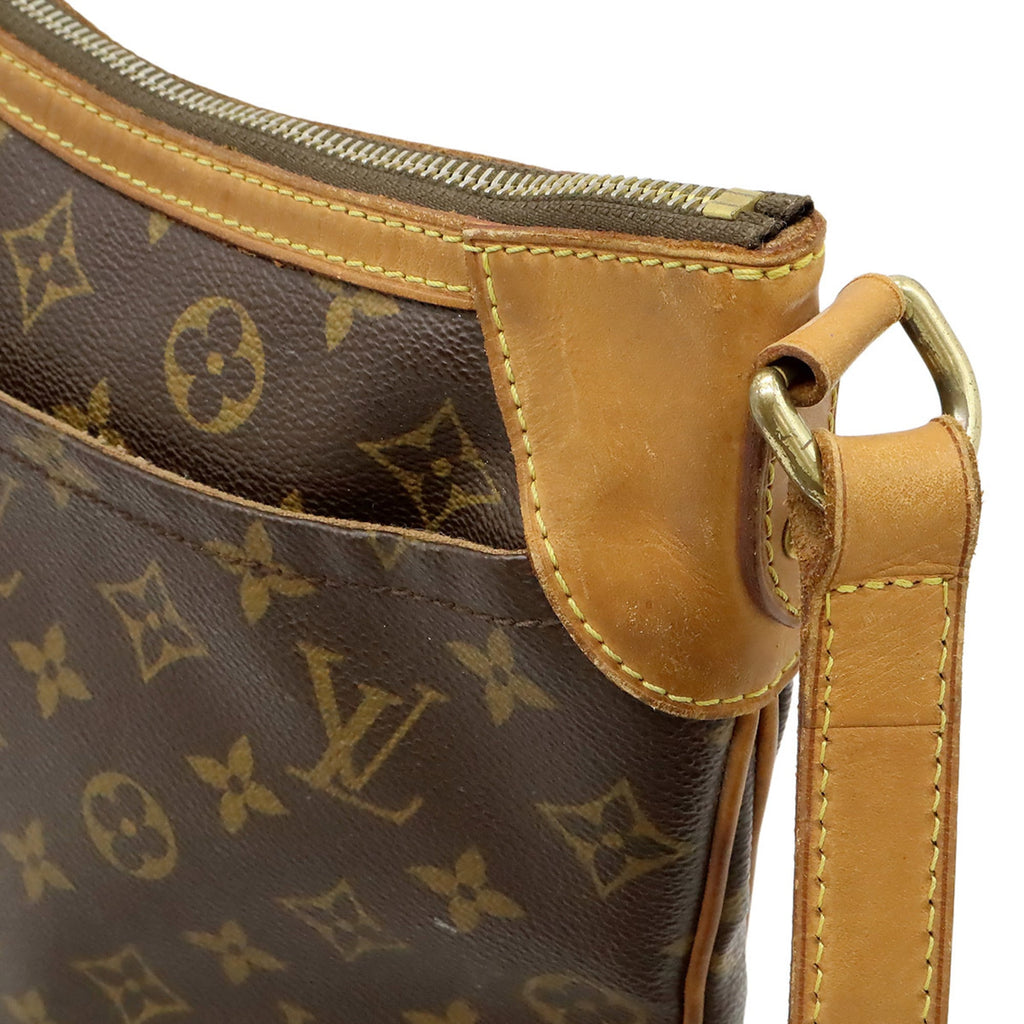 Louis Vuitton Brown Canvas Shoulder Bag