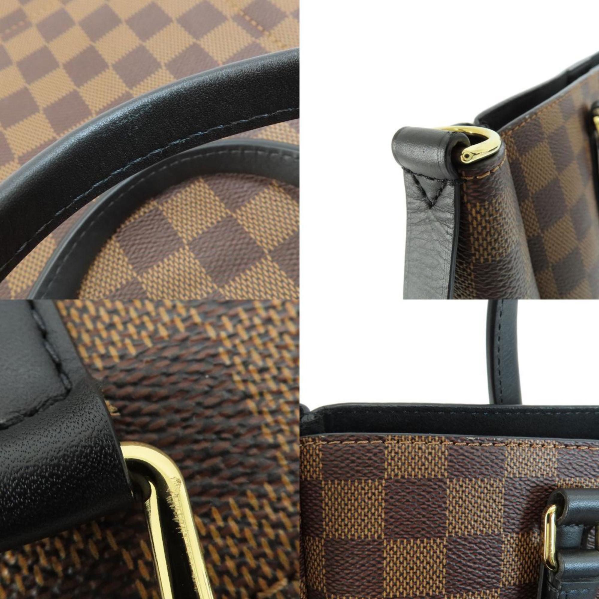 Louis Vuitton Damier Damier Canvas Ebene Damier Canvas Tote Bag