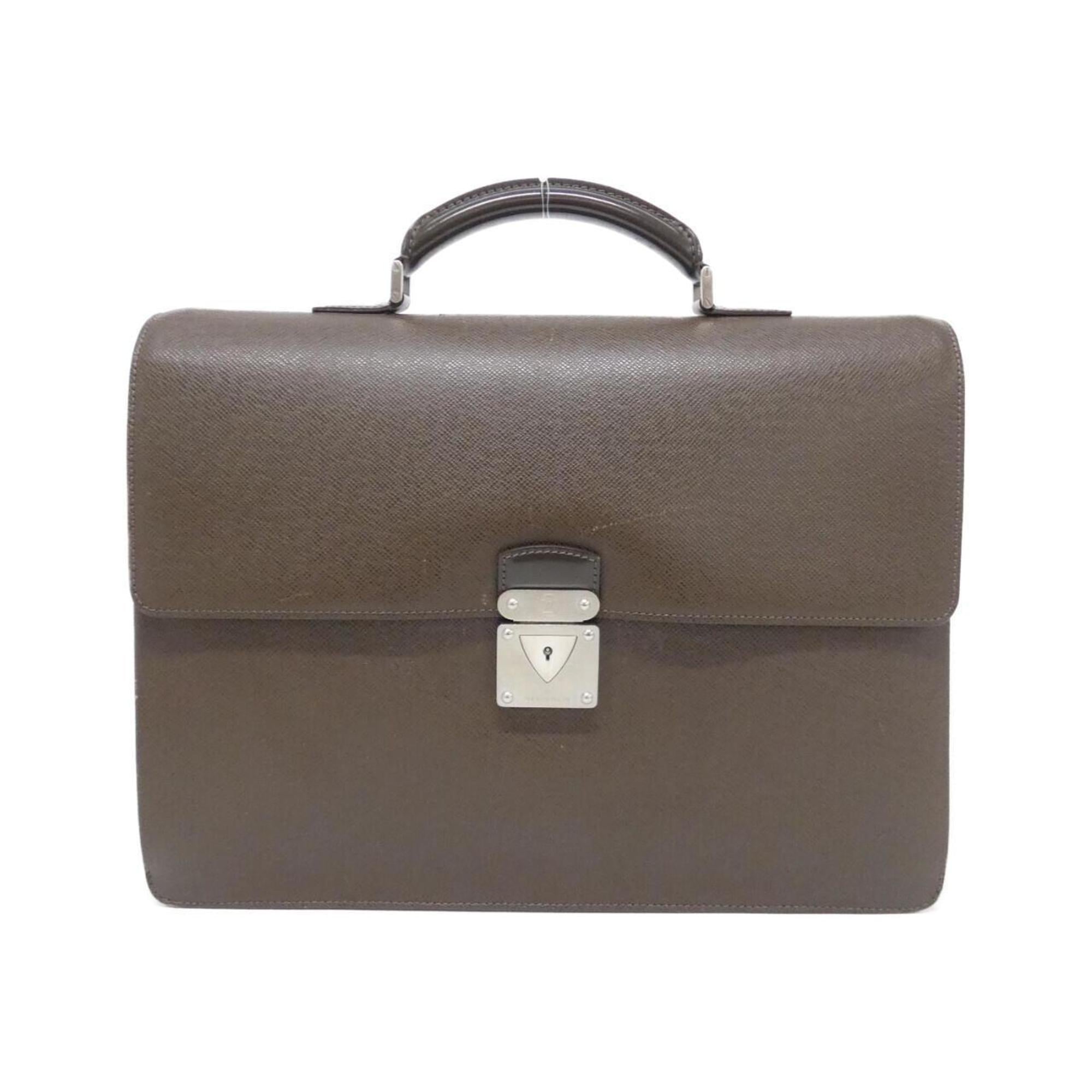 Louis Vuitton Brown Grizzly Leather Handbag