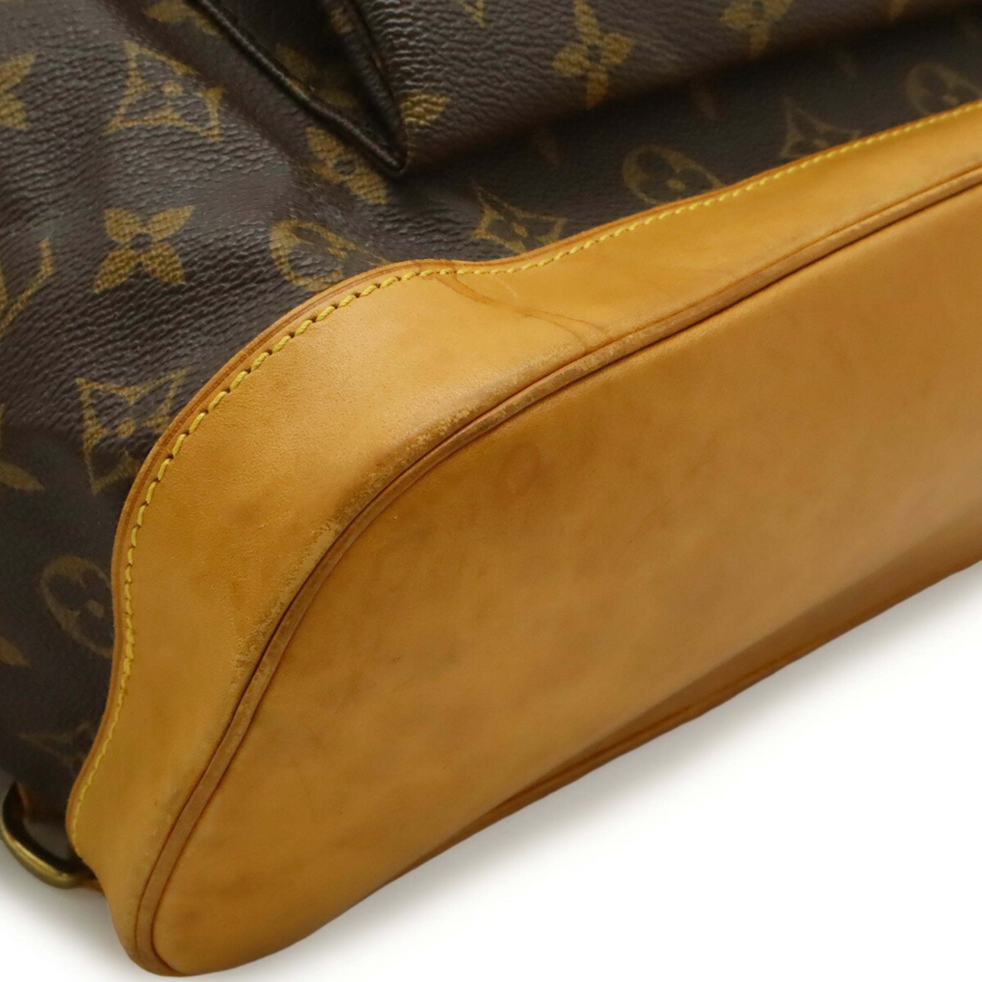 Louis Vuitton Brown Monogram Monogram Pvc Coated Canvas Backpack Shoulder Bag