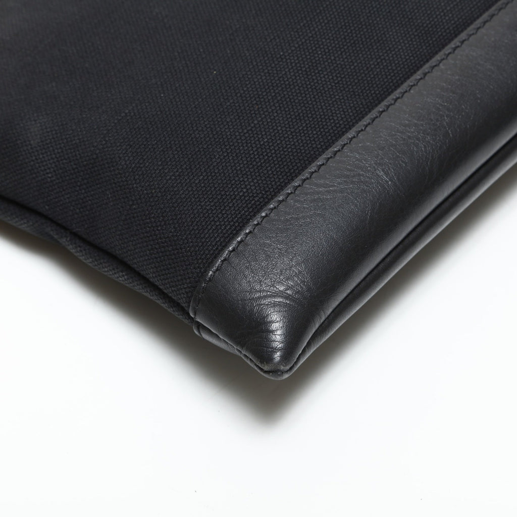 Balenciaga Black Canvas Clutch