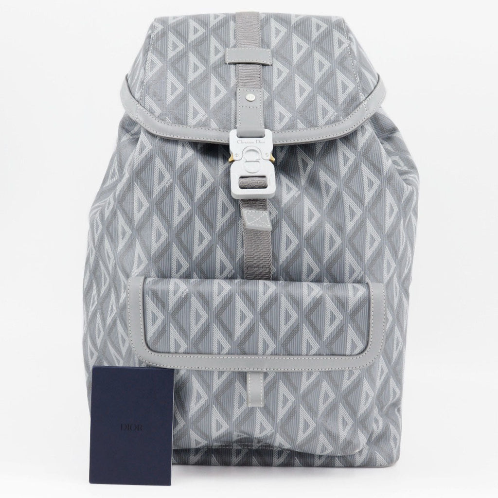 Christian Dior Gray Pvc Backpack (Pre-Owned)