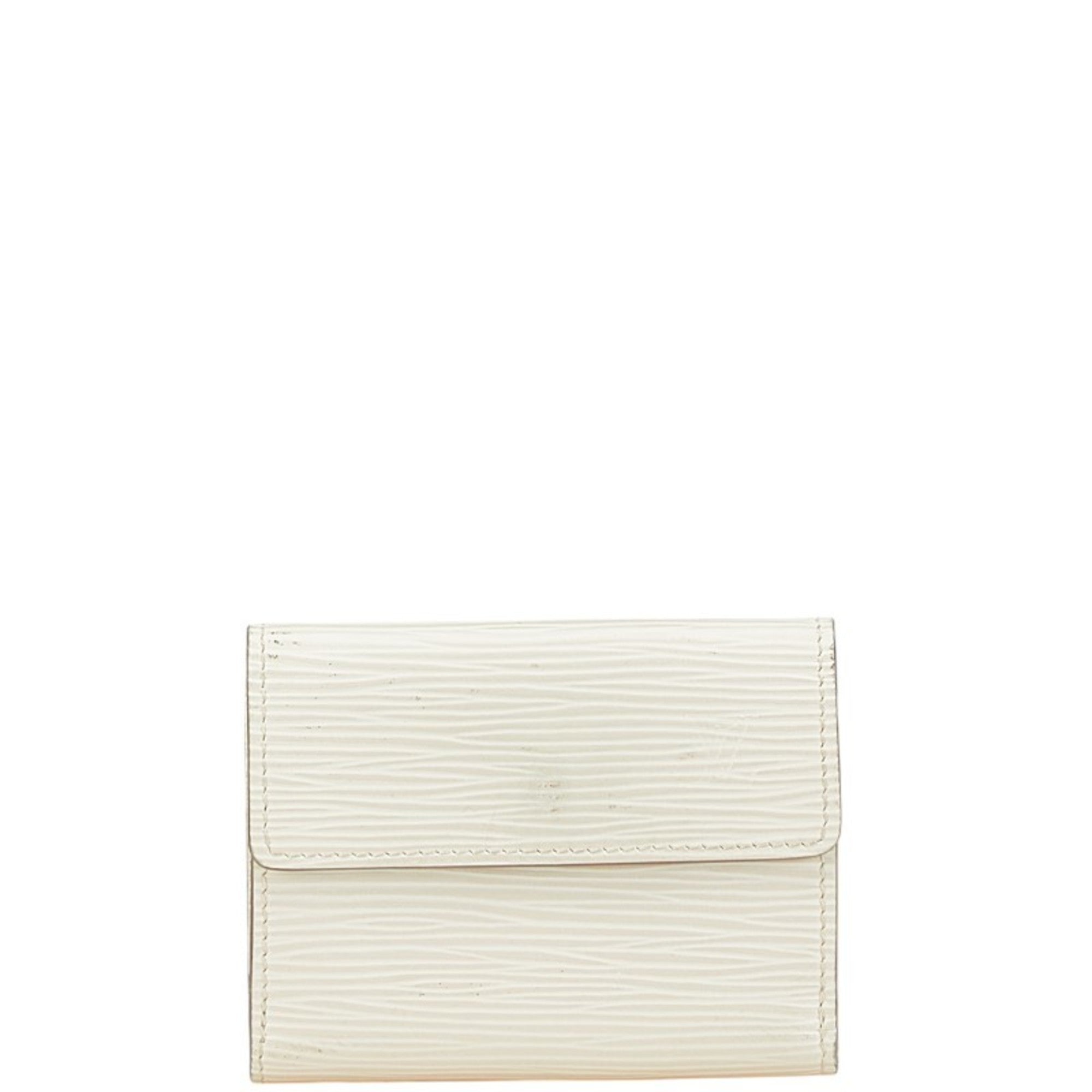 Louis Vuitton Lv Off White White Leather Coin Purse/Coin Case