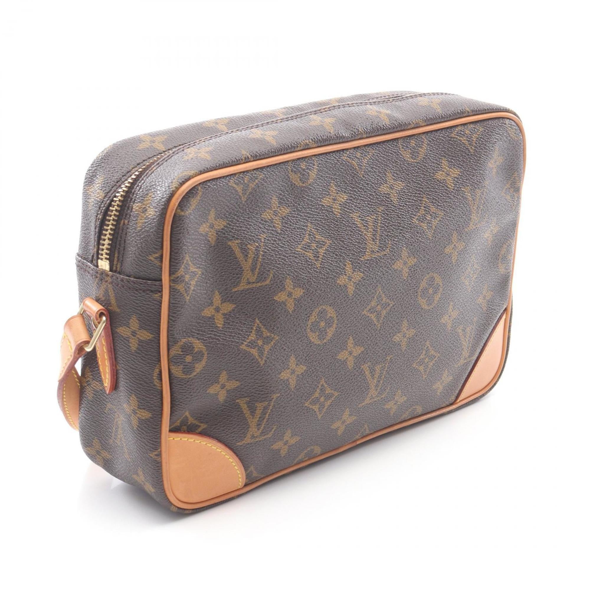 Louis Vuitton Brown Monogram Coated Canvas Shoulder Bag