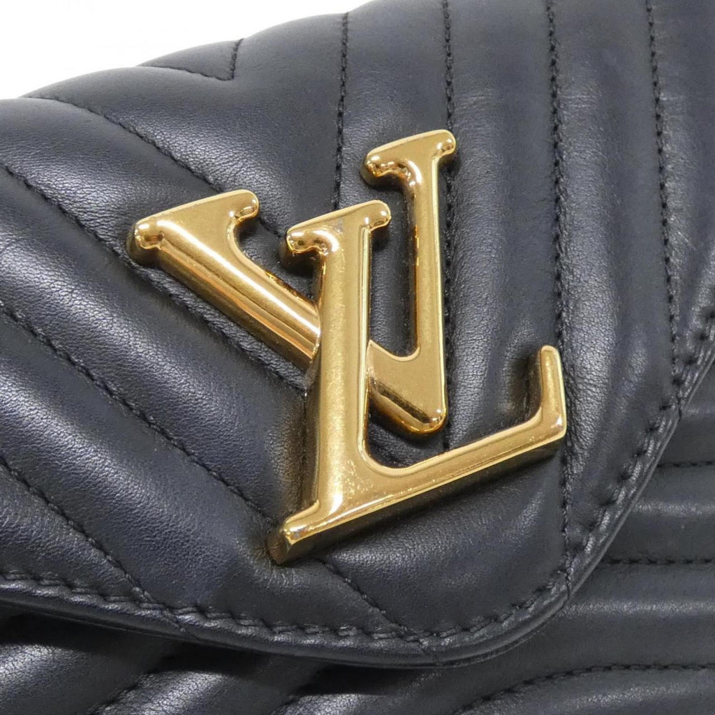 Louis Vuitton Black Leather Pochette Shoulder Bag