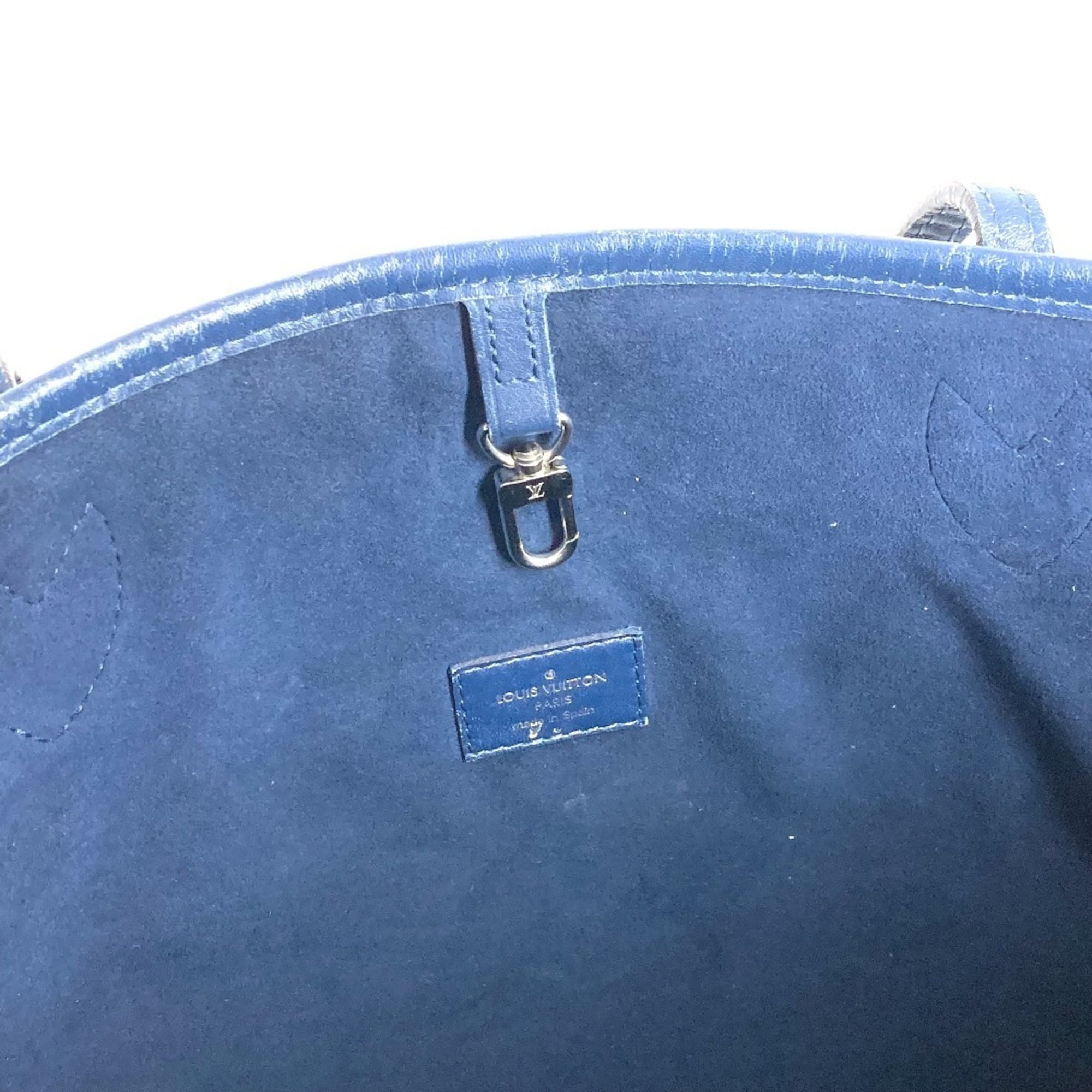Louis Vuitton Epi Navy Epi Leather Shoulder Bag Tote Bag