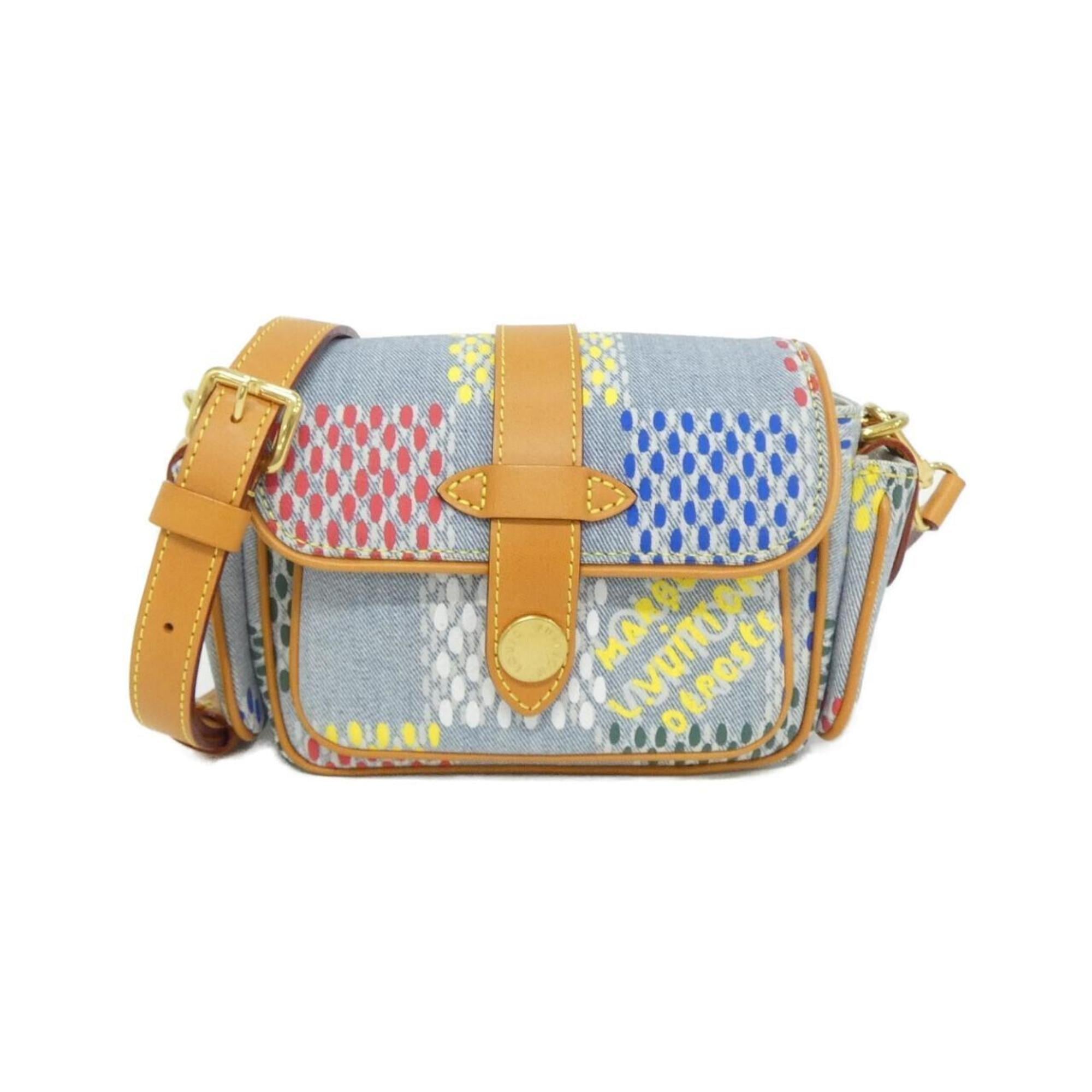 Louis Vuitton Multi-Color Denim Shoulder Bag