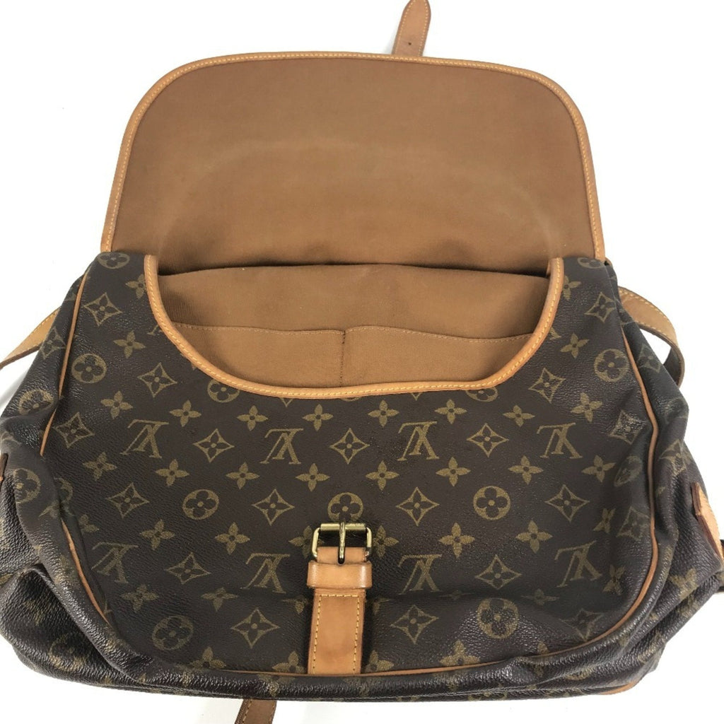 Louis Vuitton Brown Monogram Canvas Shoulder Bag