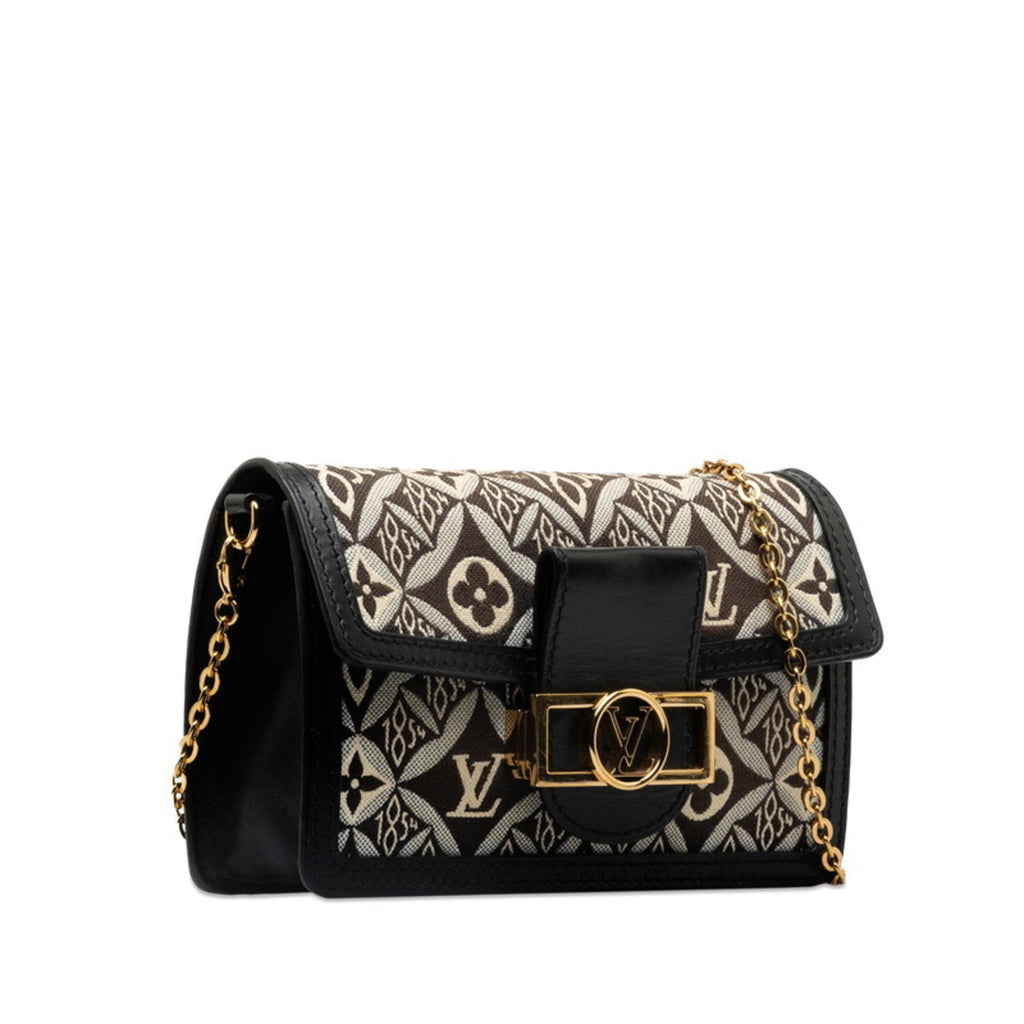 Louis Vuitton Monogram Black Monogram Noir Leather Shoulder Bag