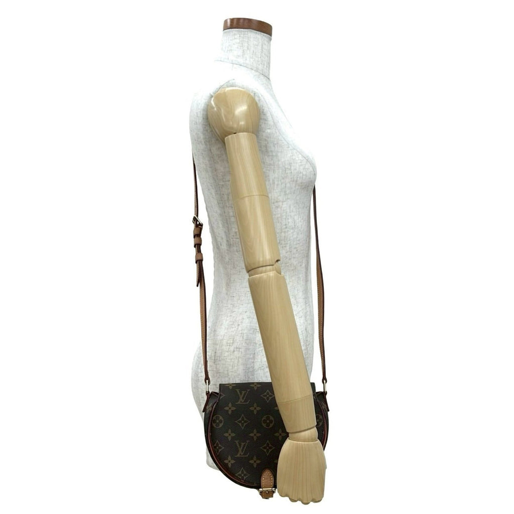 Louis Vuitton Brown Leather Pvc Pochette Shoulder Bag