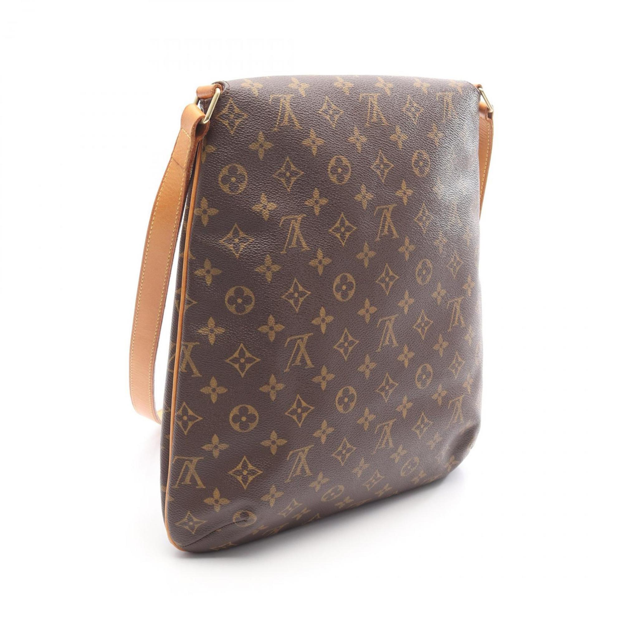 Louis Vuitton Brown Coated Canvas Pvc Leather Shoulder Bag