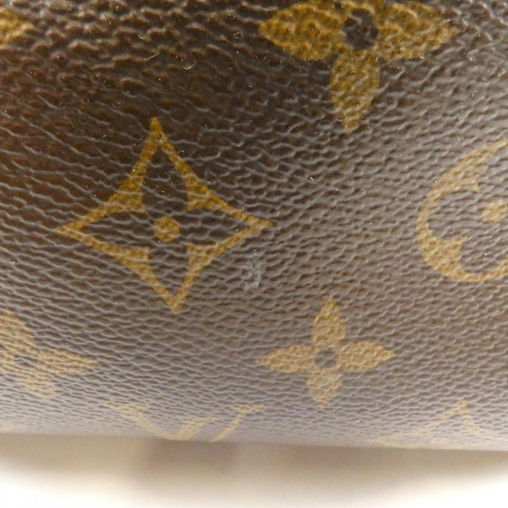 Louis Vuitton Brown Coated Canvas Handbag