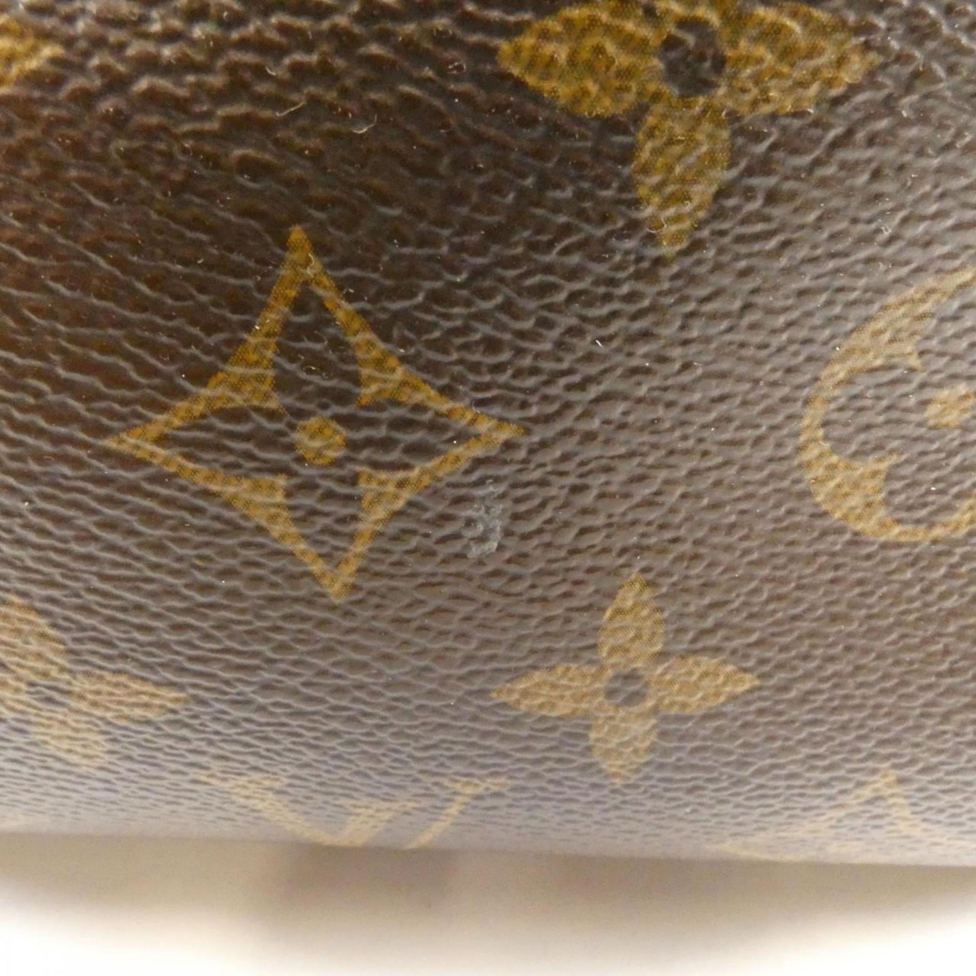 Louis Vuitton Brown Coated Canvas Handbag