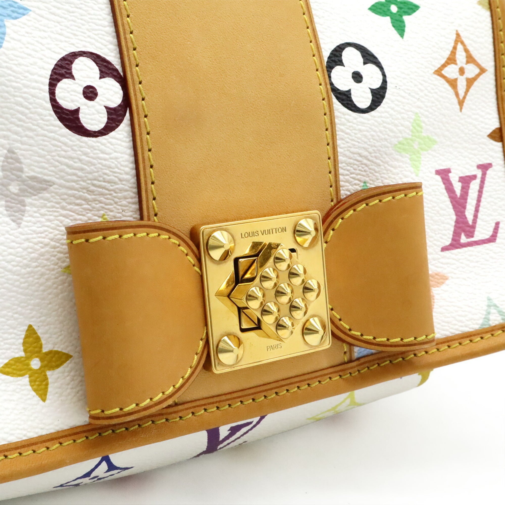 Louis Vuitton Monogram Multicolore Blanc Monogram Multicolore Shoulder Bag