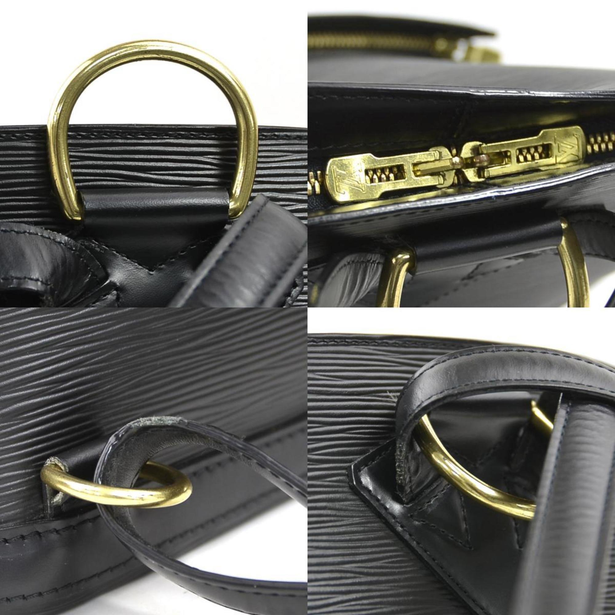 Louis Vuitton Black Epi Leather Backpack