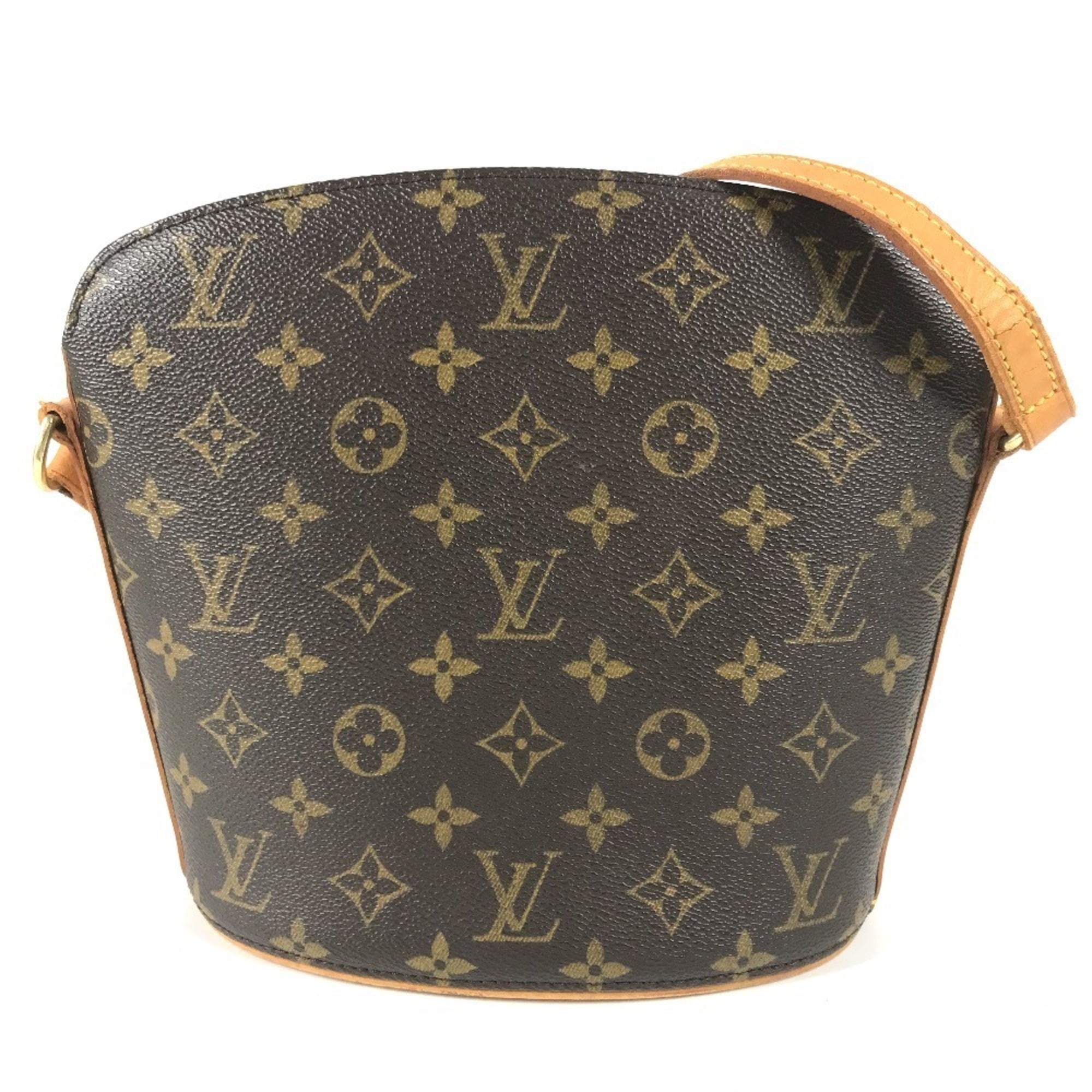 Louis Vuitton Brown Monogram Handbag Pochette Shoulder Bag