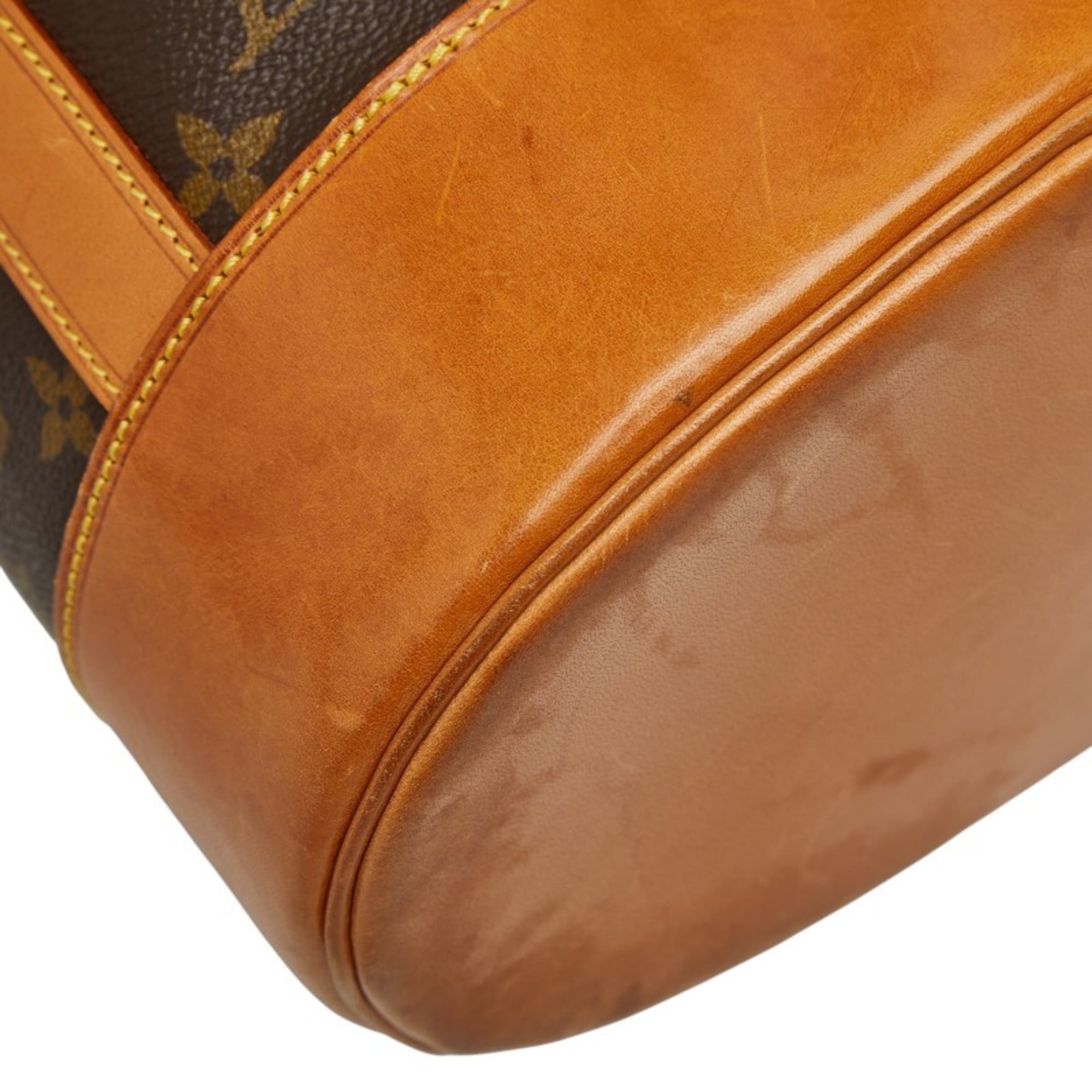Louis Vuitton Brown Pvc Leather Shoulder Bag Sling Bag