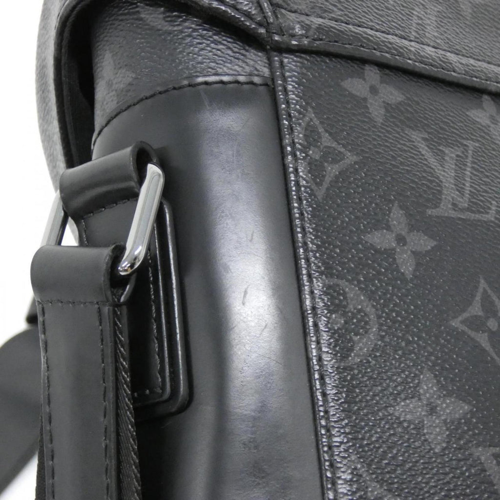 Louis Vuitton Black Coated Canvas Shoulder Bag