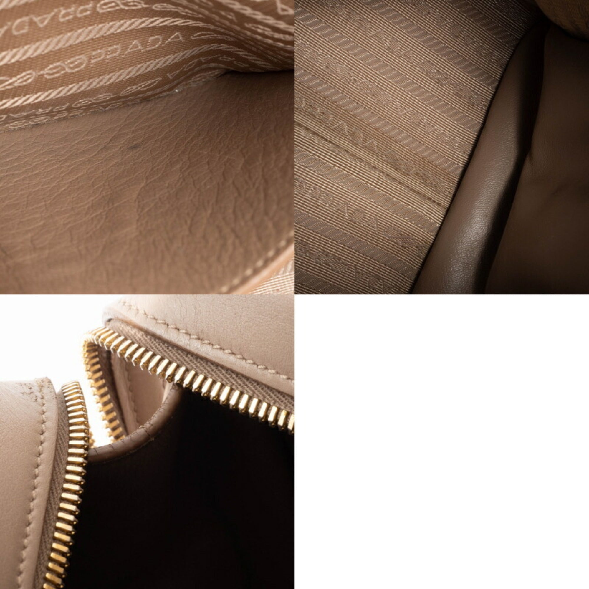 Prada Beige Leather Handbag
