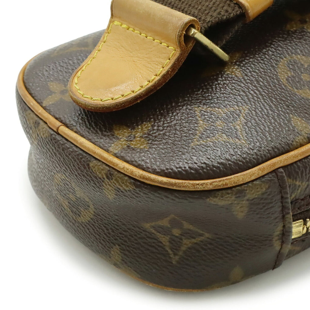 Louis Vuitton Black Brown Monogram Monogram Pochette