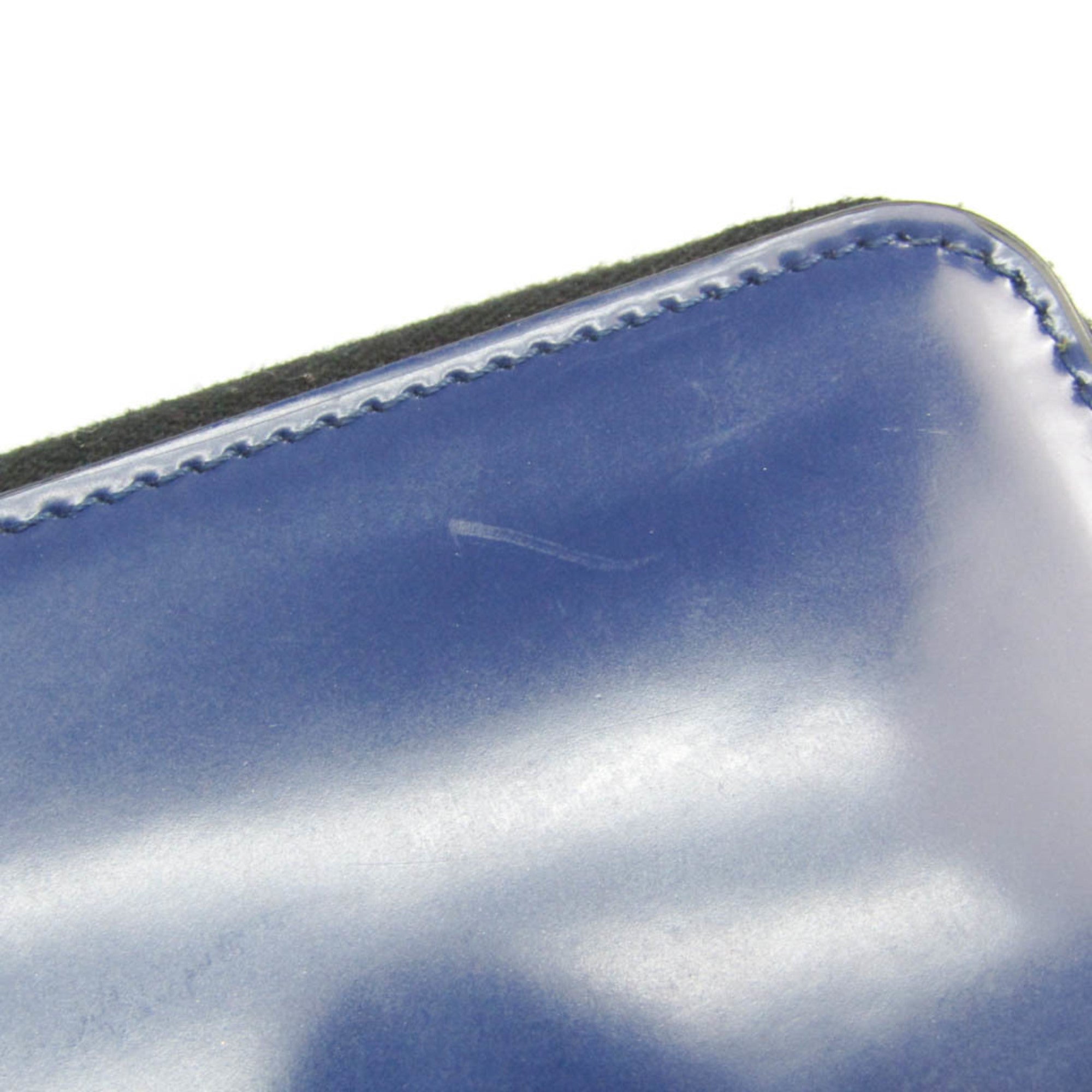 Celine Navy Leather Long Wallet (Bi-Fold)