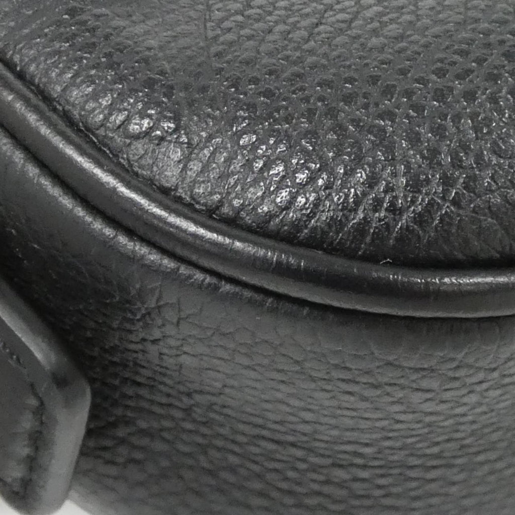 Louis Vuitton Black Leather Shoulder Bag